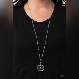 Twinkly Treasury Purple Necklace